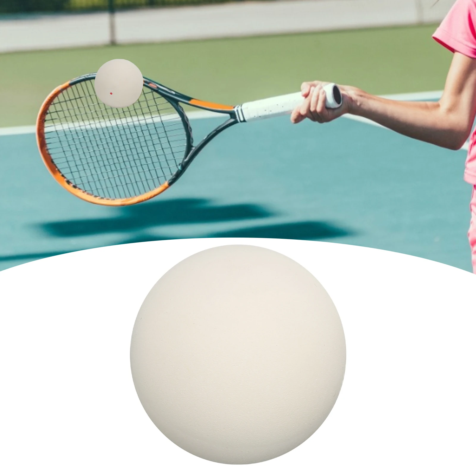 كرة تنس مطاطية ناعمة للاستخدام الخارجي، كذاب قوي، تنس بنقطة حمراء للتدريب على المنافسة، كرات تنس ناعمة #2