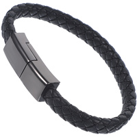 Zinc Charging 20Cm Braided Bracelet Type-C Data For Phone Bangle Fast Zinc Alloy Fast Charging Cable Cable