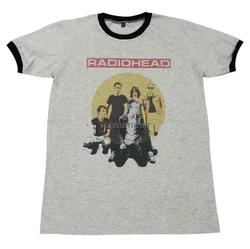 Radiohead Alternativo Rock Band Creep Música Retro Gv512 Homens Camiseta Ringer