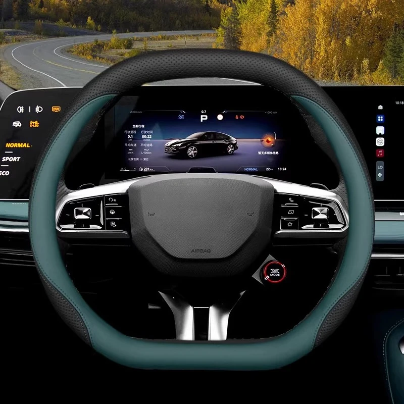 

For MG 4 EV/4 Electric/5/6/7/ONE/ZS/5 Scorpio D‑shape Steering Wheel Cover Slim Handlebar Cover Modification Accessories Tools