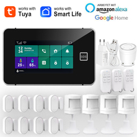 WiFi GSM Alarm System Home Security Burglar Alarm Kit 433MHz Wireless Door Motion Sensor Smart Life App Remote Control