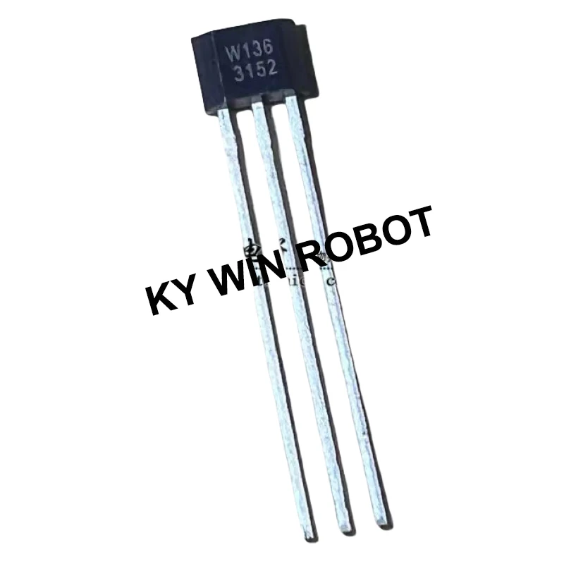 

1PCS/LOTS WSH136 Silkscreen W136 Linear Hall Switch Components WSH136-XPAN Hall Sensor