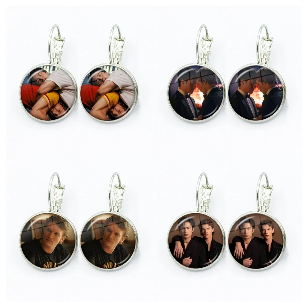 Glass Popular TV H-Heated R-Rivalry Women Dangle Earrings Fashion Drop Earrings Glass Cabochon Lady Earrings Jewelry
