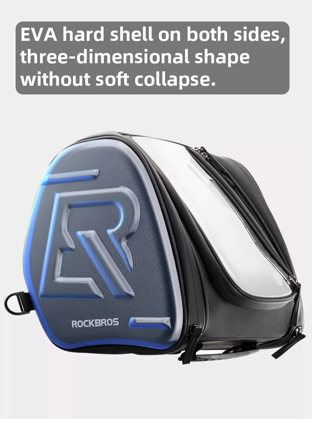 Roller-Tankrucksack EVA Hartschalen-Motorrad-Tunnel-Pedaltasche Satteltasche für Yamaha XMAX 125 250 300 400 NMAX 125 155 160 – Detail 4