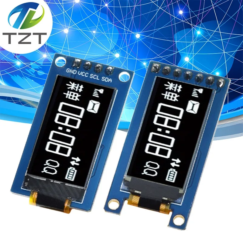 

0.96 inch OLED Display 4PIN/7PIN 64×128 LCD module SSD1107 LCD 0.96 "OLED Vertical screen module for arduino