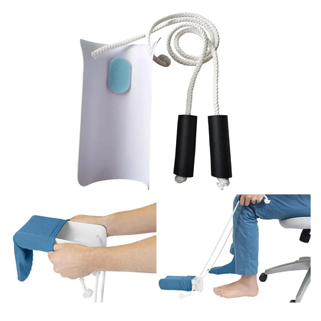 Compression Sock Pull Aid Adjustable Drawstring Helper Tool for Disabled and Senior Sock Wear Support