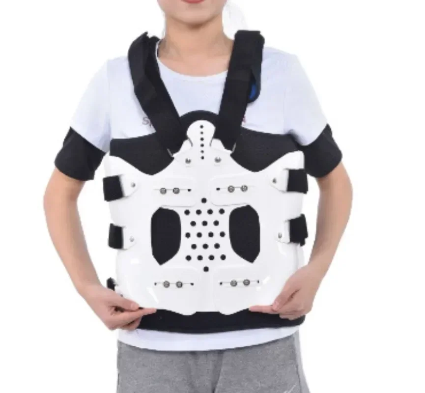 

Регулируемый дышащий противоскользящий бандаж для грудного отдела позвоночника, компрессионный фиксатор для позвоночника, поясничная защита