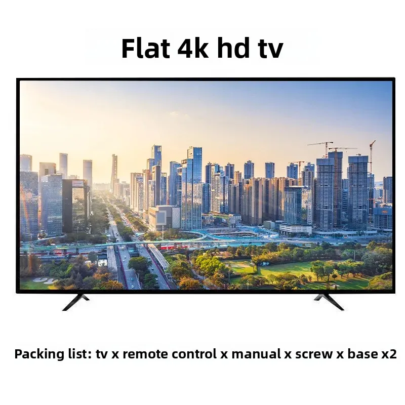 تلفزيون LCD 50/55/65/75/85/100 بوصة شبكة ذكية عالية الوضوح واي فاي للمنزل