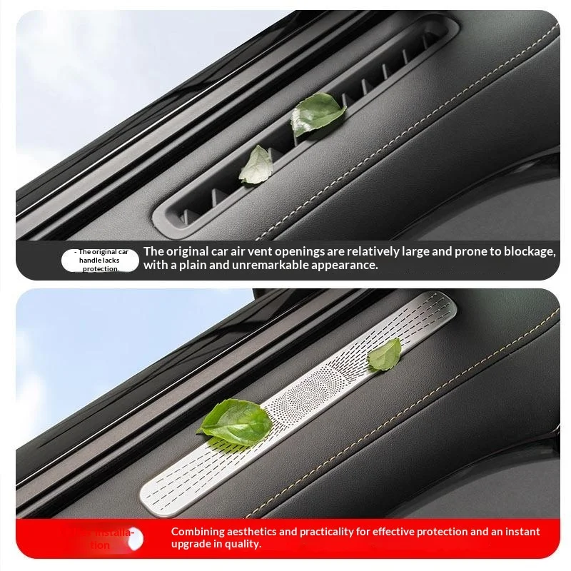 يصلح ل Zeekr 7X 2025 2026 باب تنفيس الهواء حامي غطاء الغبار برهان مكافحة كتلة الحرس الداخلي #2