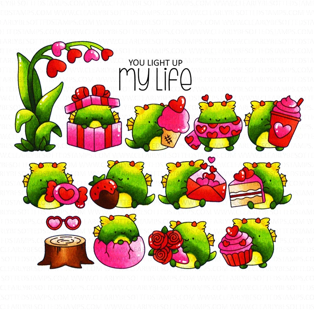 2025 جديد صانع الأذى الصغير عطلة الإصدار الكامل حزمة يموت ختم رشفة الموسم نوع عاطفي Stamps يموت DIY بها بنفسك سجل القصاصات بطاقة #4