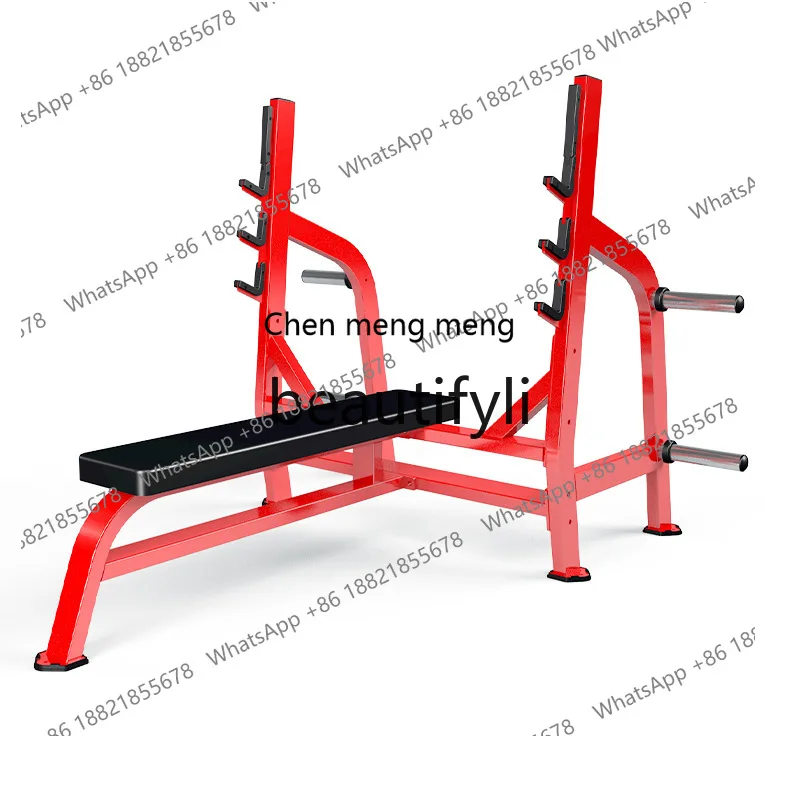 

Barbell Bench Press Rack Multifunctional Weightlifting Bed Commercial Flat Bench Press Barbell Stool Fitness Equipment