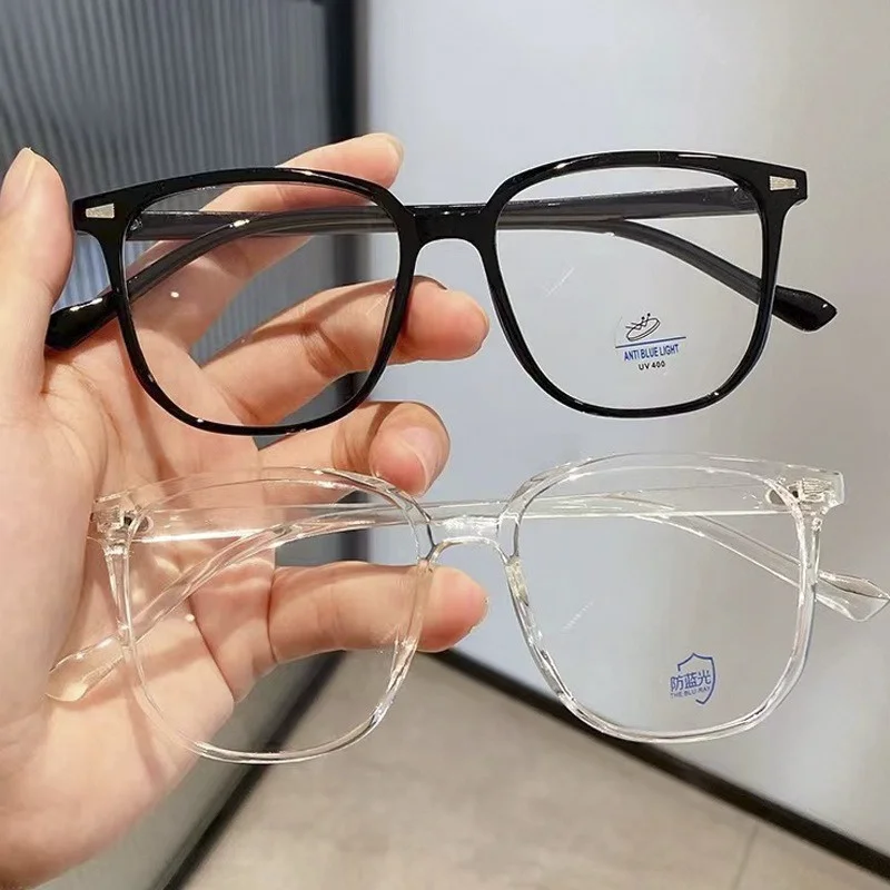 2 gafas antirradiación con luz azul para ordenador, montura redonda, Unisex, para mujeres y hombres, lentes reemplazables