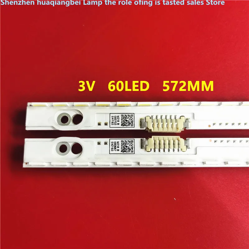 FOR FOR UA46ES6100J  UA46ES7000 UA46ES5500R   2012SVS46 7032NNB LEFT RlGHT60 2D   3V  60LED  572MM 100%NEW   Left + right