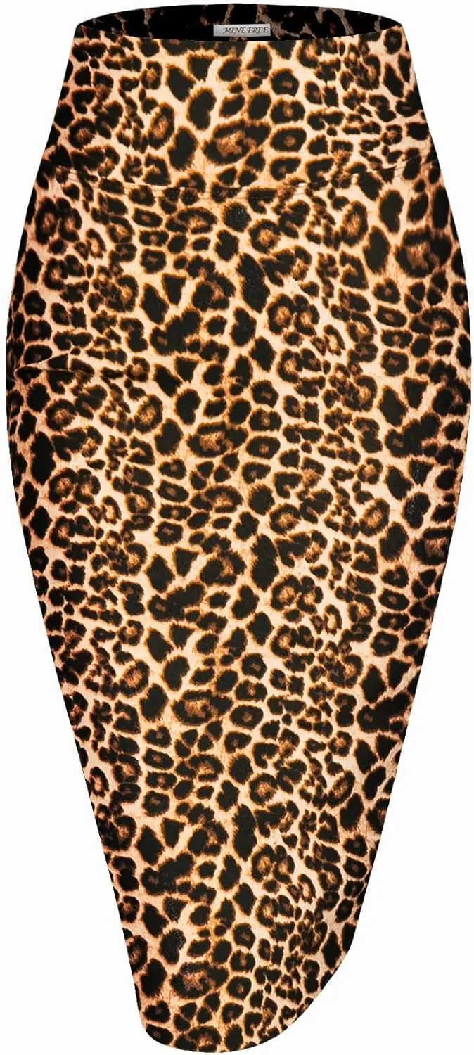 

Luxy Trio Women's Premium High Waist Ponte Stretch Office Pencil Skirt