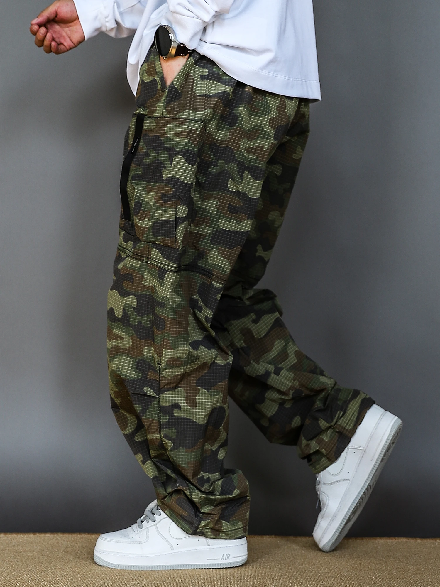 

Американские свободные повседневные брюки унисекс для активного отдыха, быстросохнущие, прямого кроя, рабочие, модные, камуфляжные