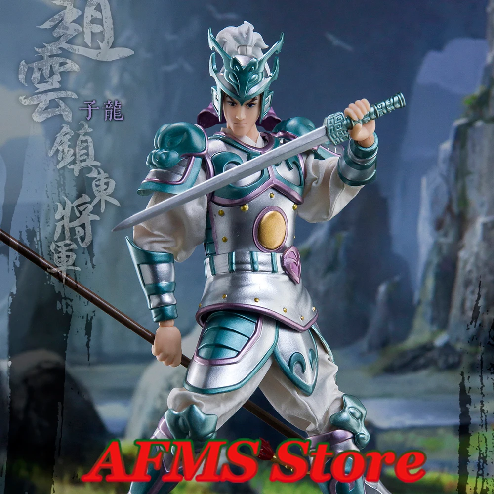 

KEEPGOING 1/12 Scale Collectible Figure Zhao Yun Romance Of The Three Kingdoms Zhao Zilong 6Inch Men Soldier Action Figure Model