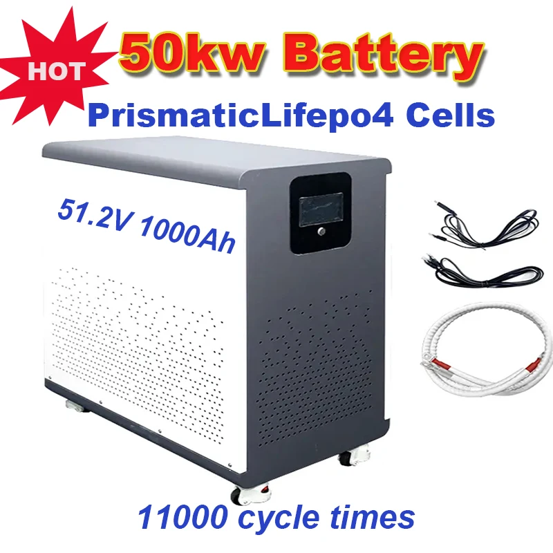 Super Okazja! Baterie LiFePo4 30kWh 46kWh 50kW 48V 51.2V 600Ah 900Ah 1000Ah Power Bank z BMS obsługującym wiele falowników