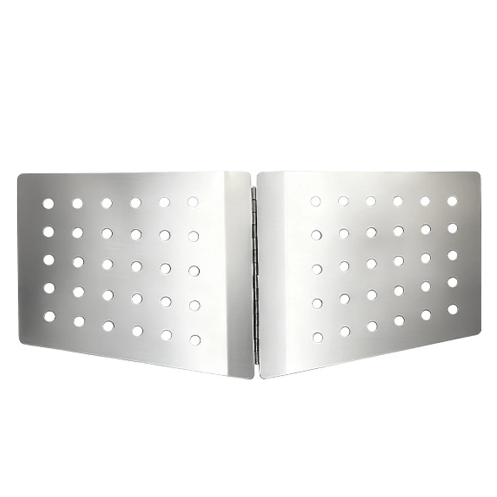 

Lightweight 160g Foldable Windshield for Camping Stoves Stainless Steel Outdoor Cooking Windbreak 37x16.5x1.2 cm