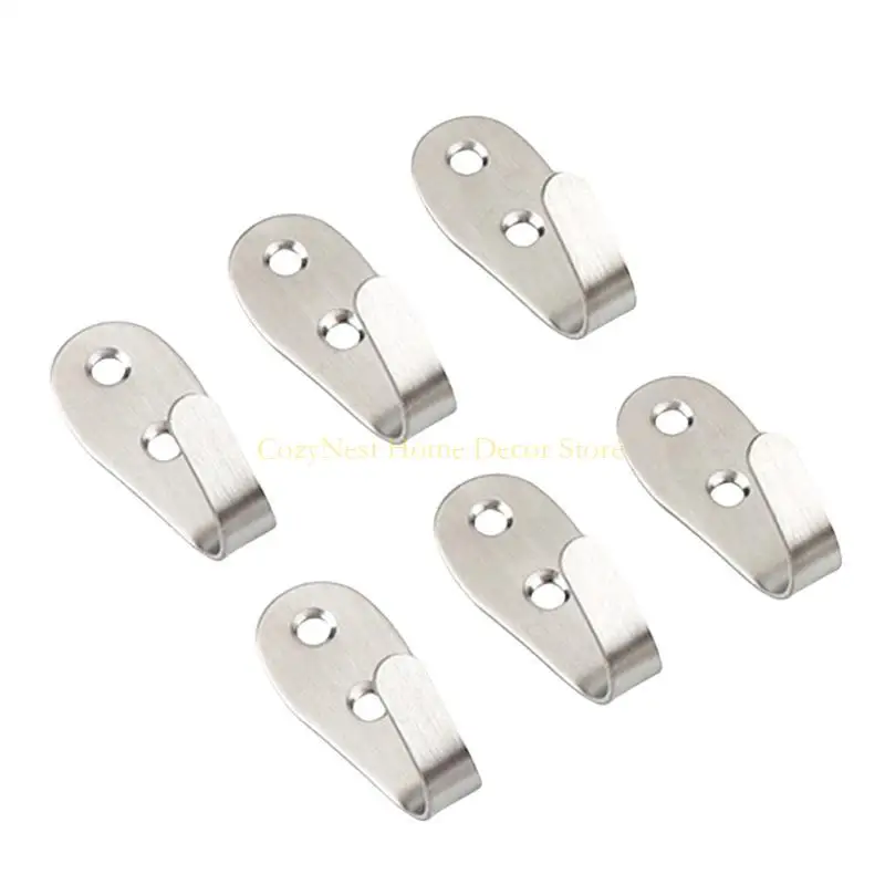 92MF Multipurpose Door Hook Hanger Home Accessory Portable for Towels Robes and Hats Durable Stainless Steel Construction