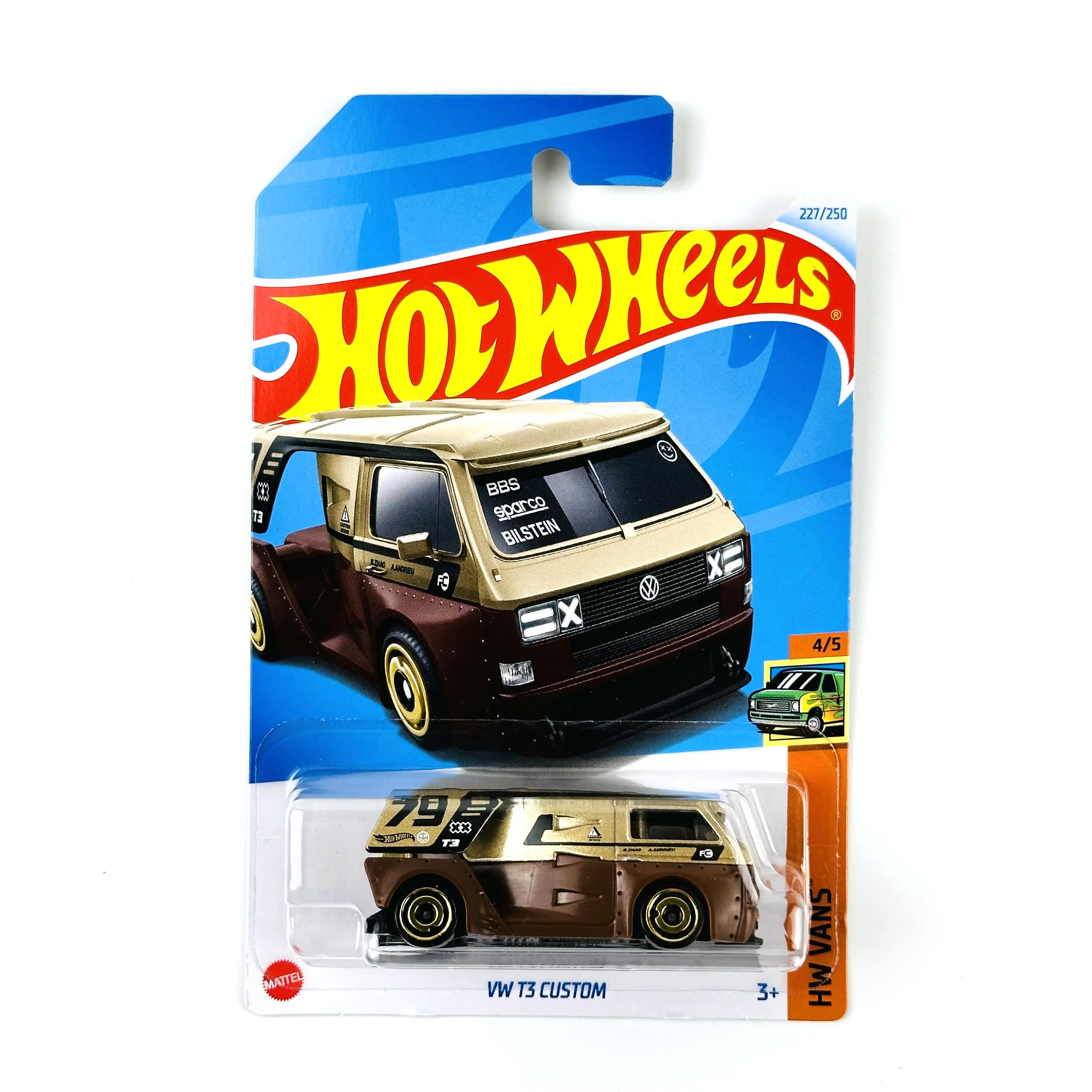 

2024-227 Hot Wheels Cars VW T3 CUSTOM 1/64 Коллекция металлических литых моделей игрушечных транспортных средств