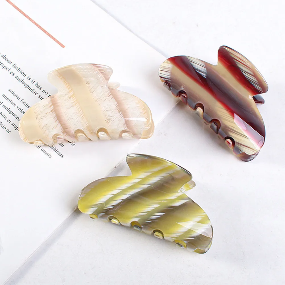 

Hair Claw Clip Large Size Secure Grip for Women Thick Thin Long Hair Stylish Color Claw Jaw Clamp for Daily Use Shower Cooking
