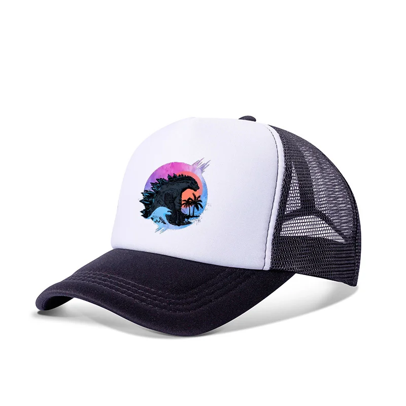 Godzilla berretto da Baseball per bambini cappello da sole regolabile uomo donna accessori cappellini parasole estivi decorazione cappelli da