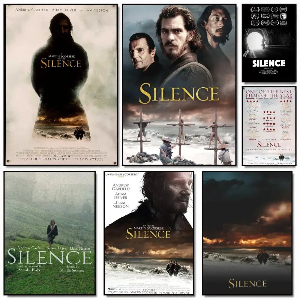 Affiche du film classique S-Silence 2016-E, autocollant mural amovible pour la décoration intérieure de la maison, du café, du bar ou du bureau.