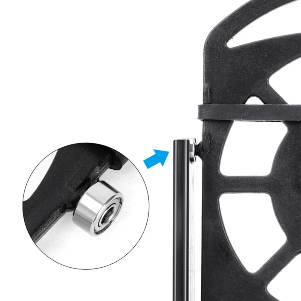 

Black Brush Stepper Silent Mobile Phone Bearing Pedometer Mute Stepper Rocker Phone Base Support Durable Steel