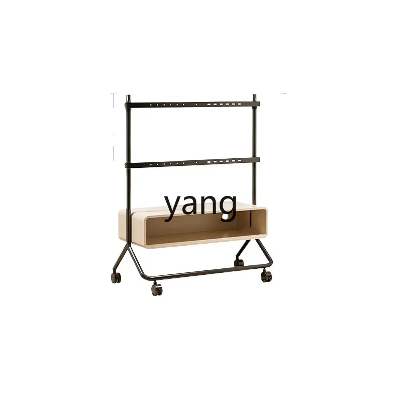 LTT TV bracket floor 55/65/85 inch pulley mobile cart