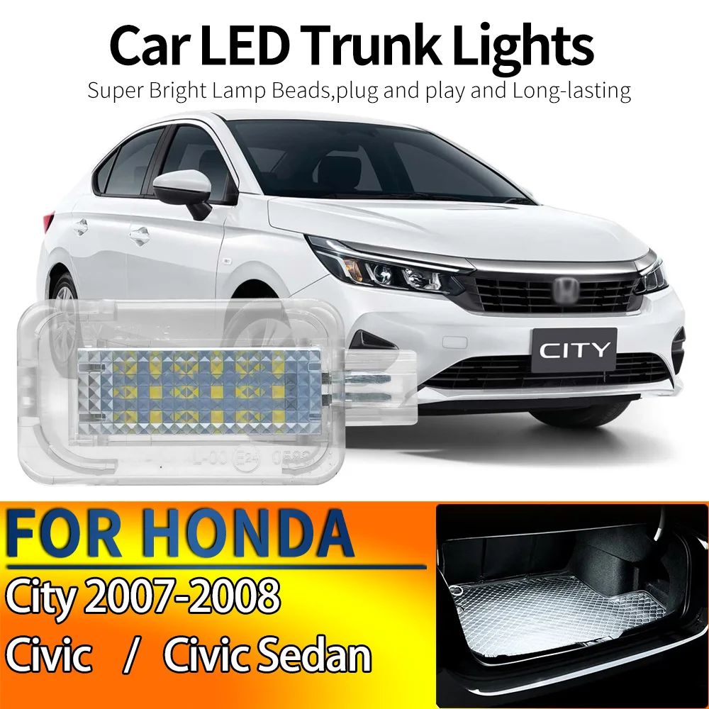 

1x Car Led Luggage Compartment Interior Light Assembly Trunk Lamp For Honda Civic 2001-2020 City 2007 2008 Civic Sedan 2000-2005