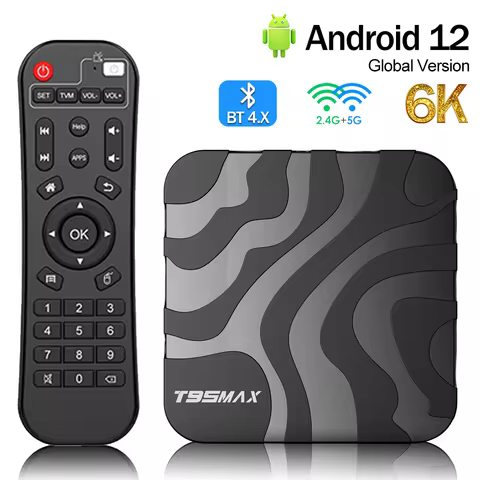 T95 MAX H618 TV Box Android12 Allwinner 4GB 32/64G 2G 16G 1G 8G BT 2.4G&amp;5G Wifi 4K HDR Media Player Set Top Box