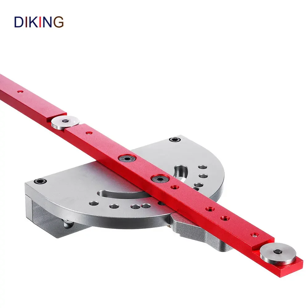 Diking-Sistema de calibre de inglete de ángulo para carpintería, enrutador de sierra de mesa, 450mm, 0-90 grados