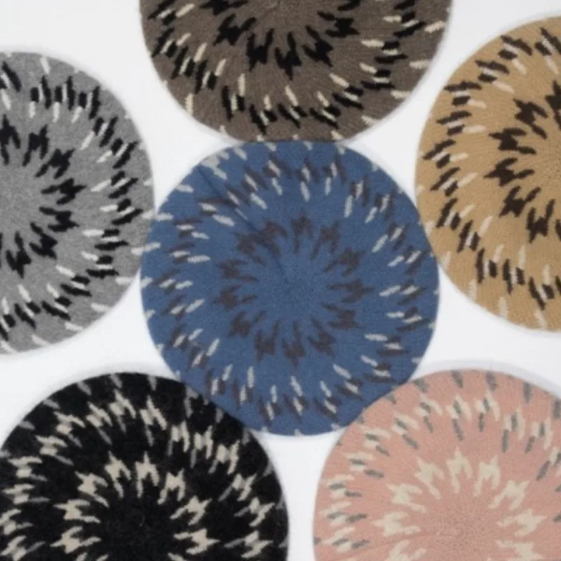 

Head Cap Hugger Toque Stocking Watch Cap Knitted Hat women Autumn Winter Winter Thickened Warm Rabbit Woolen 2M106