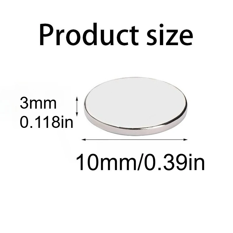 10x1/10x2/10x3mm Magnet, geeignet für Komponentenverbindungen, Halsketten- oder Taschenschnallen, Badezimmerzubehör, Whiteboard-Befestigung