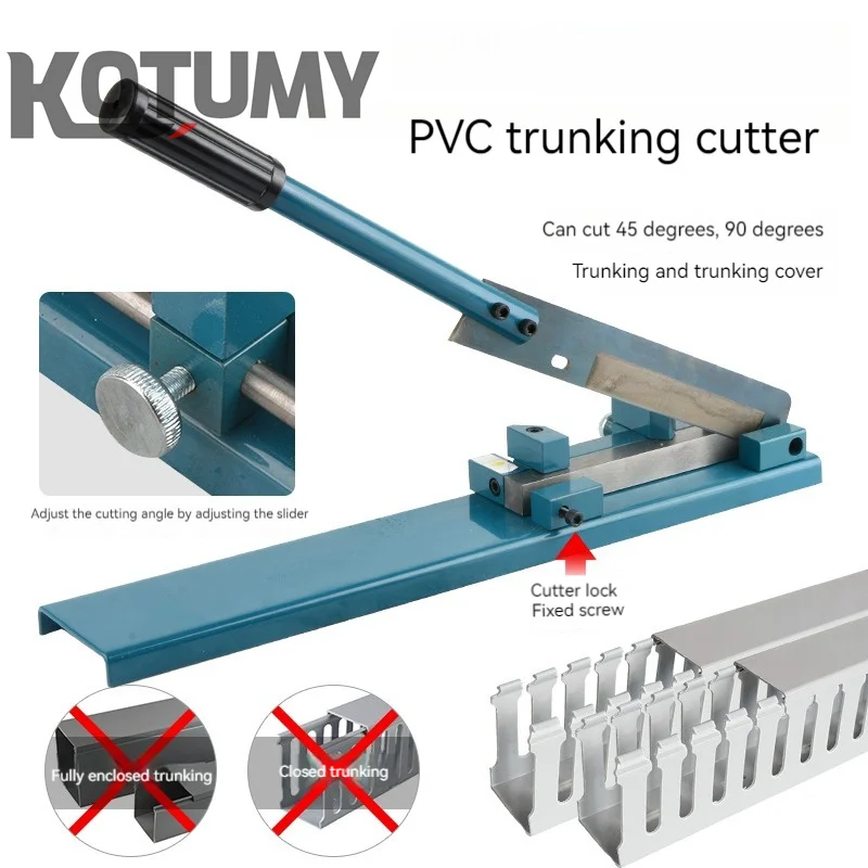 آلة قطع السكك الحديدية اليدوية C45 مع مقياس قياس دليل الأسلاك المزدوجة سهلة القطع
