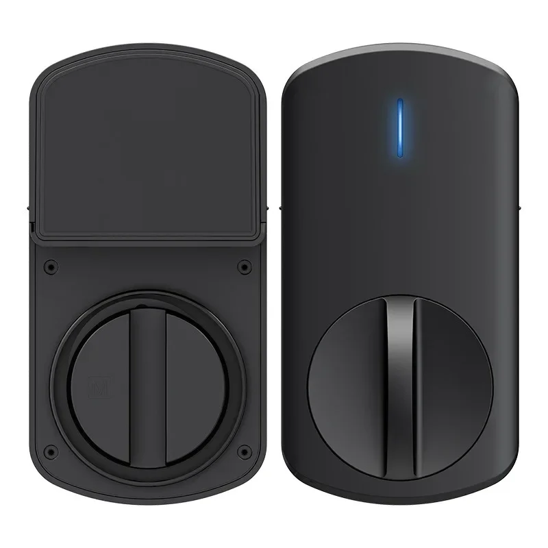 Mechanical door lock turned electronic  empty-handed  without key Bluetooth smart