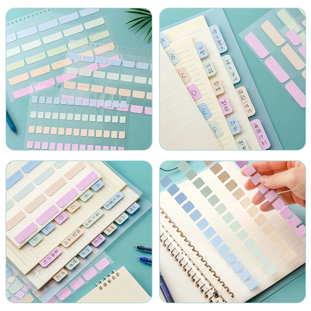 316Pcs Sticky Tabs Index Stickers Household Page Markers Compact Book Tabs for Study Office Use Stickers Coding Product Sticker