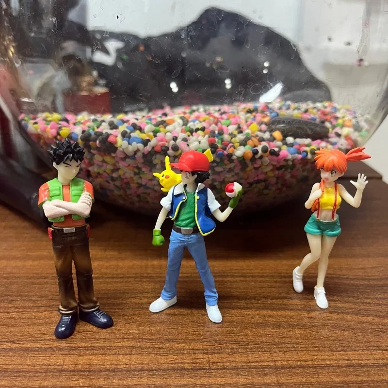 8 センチメートルポケモンサトシ漫画 Pvc 絶妙な手作りモデルデスクトップ装飾玩具グッズクリスマスハロウィン学生ギフト