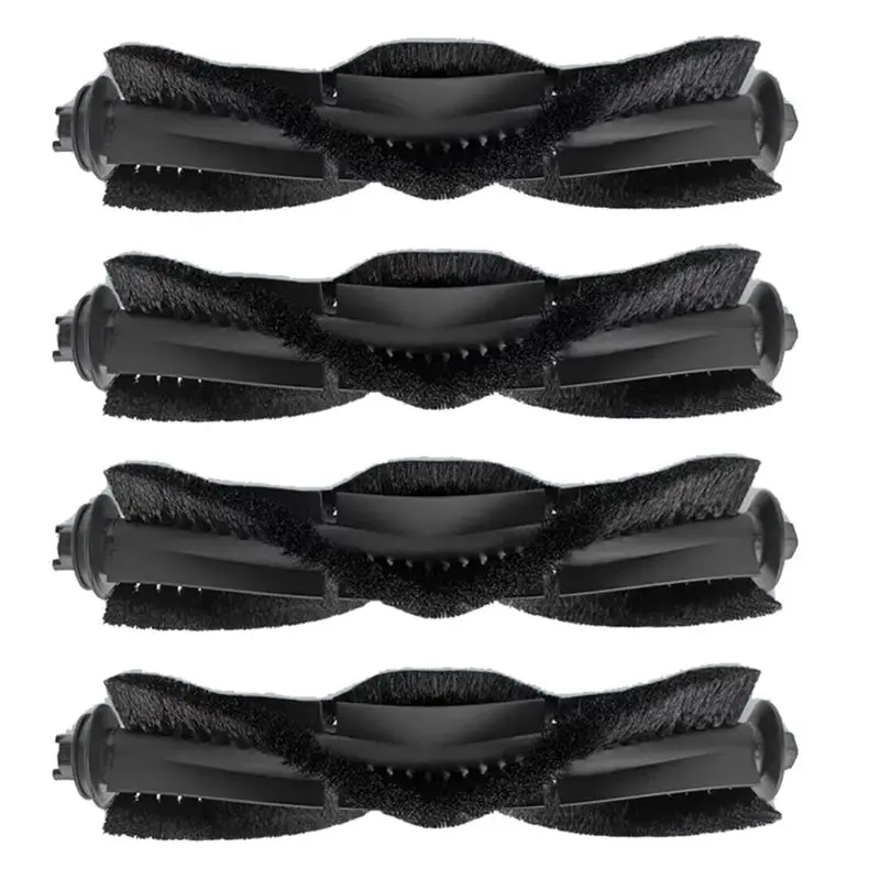 A94E 4 Pack Main Brush for Tapo RV30 Max / Lydsto R1 for Edge / for Roidmi Eve Rook / MiWhole M9 Lite / for ILIFE V20 / Vyzzle