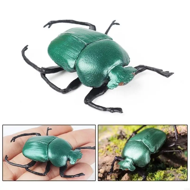 Simulation Mini Farm Animal Insect Model Prank Toy Early Education Cognitive Children's Gift Set Props X3UC