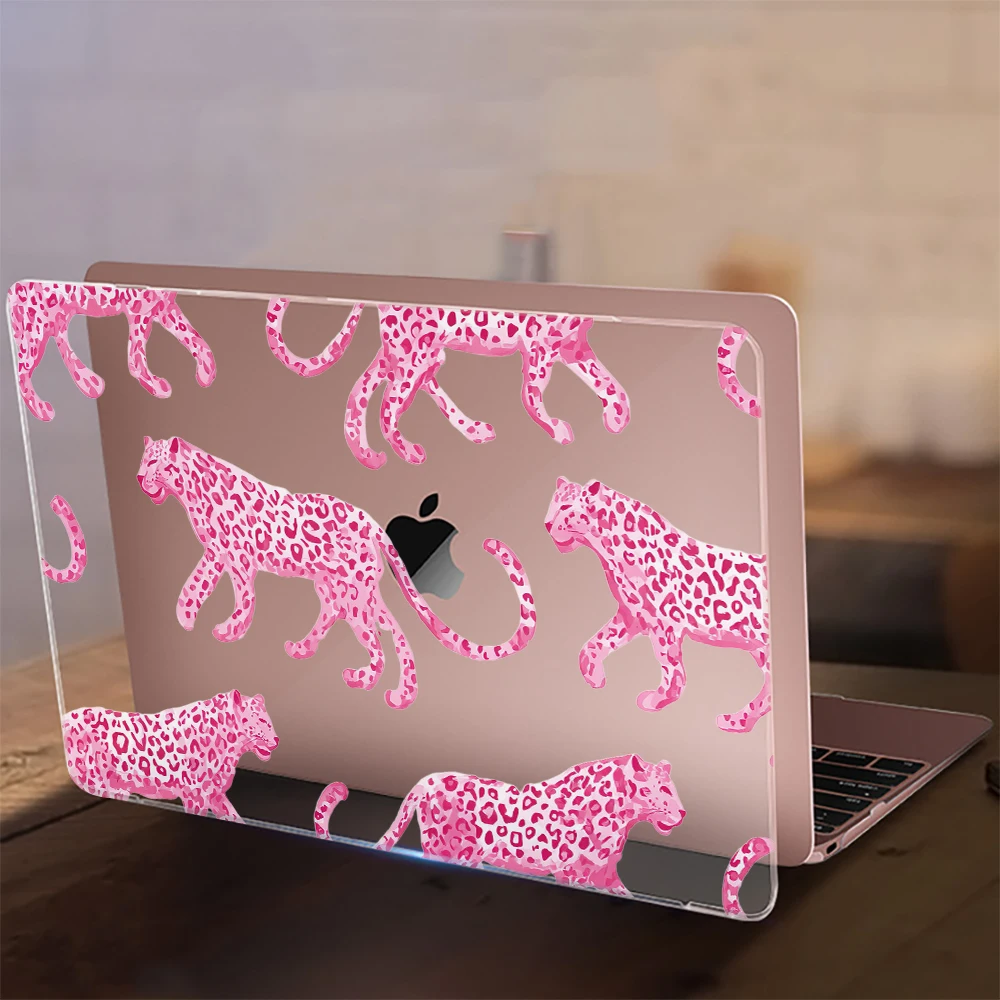 Leopard Print Laptop Case for MacBook Neo 13 2026 A18 Model A3404 Hard Shell for MacBook Air 15 13 Pro 14 16 M1 M2 M3 M4 Cover