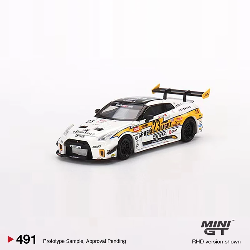 MINI GT 1:64 Model Car LB-Silhouette WORKS GT 35GT-RR Ver.2 Alloy Vehicle Die Cast Model Toy Car & Collection Gift & Display