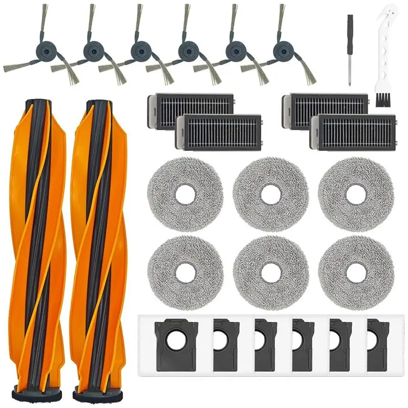 [Power Bank】 For Combo Robot Vacuum Vacuum Brush Dust Bag Filter Roller Mop Replacement Accessories