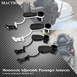 Motorcycle Rear Armrests Adjustable For Honda Goldwing GL1800 2001-2017 Passenger Arm Rests Moto Seat Grab Accessories GL 1800
