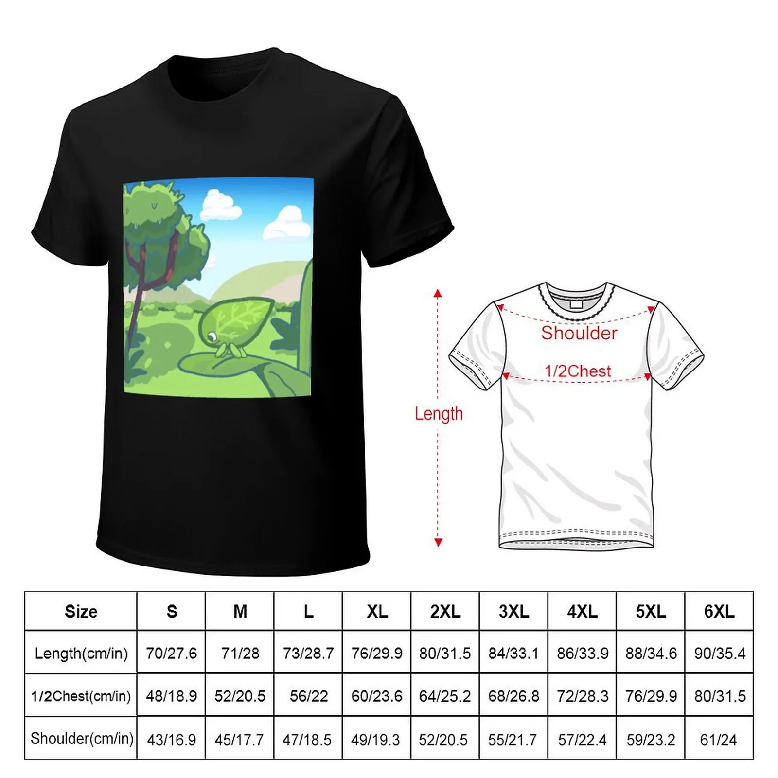 Walking Leaf! Ding Jing! T-Shirt Stylish Graphic Short Sleeve Top