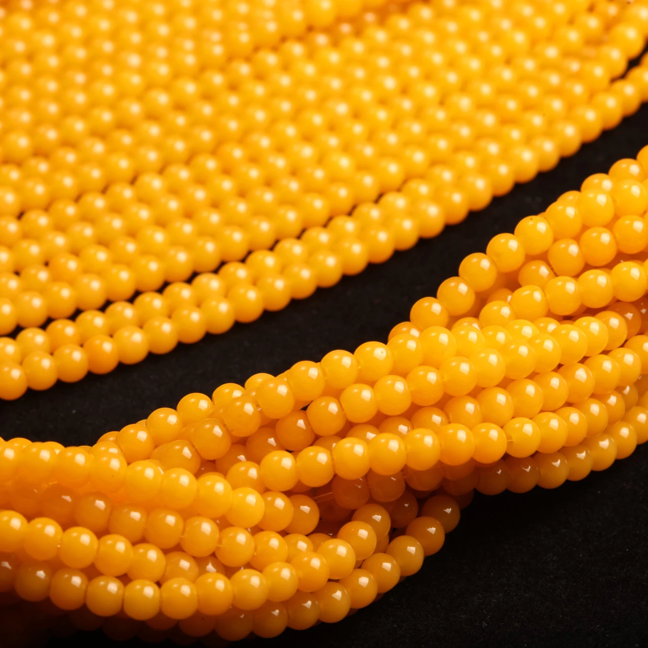 5/10/20/40String Caramel Beads Loose Round Beads Glass Spacer Beads For Jewelry Making DIY Handmade DIY Bracelet Necklace Ring