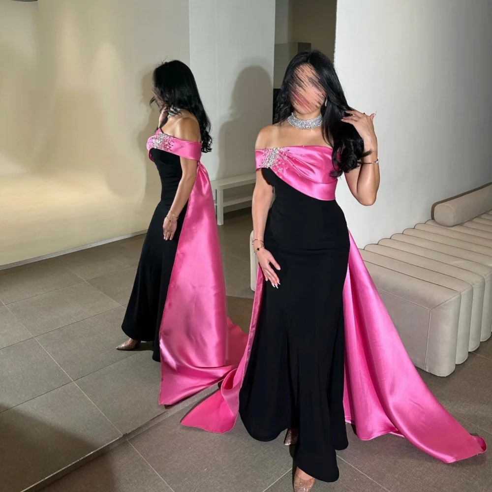 

Fashion One-shoulder Sheath Sweep/Brush Quinceanera Dresses Rhinestone Satin Formal Occasion Gown 롱원피스 robe femme soirée vestido