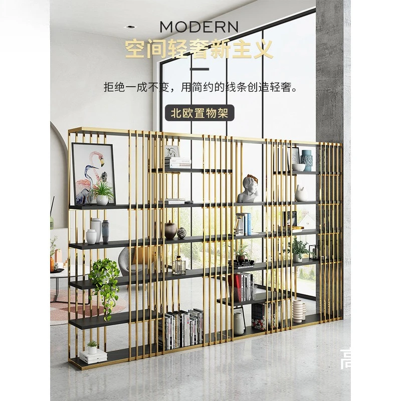 Partition rack screen living room decoration floor