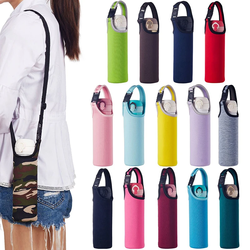 500ml New Portable Heat Insulated Cup Sleeve Case Travel Water Bottle Covers Protector Storage Bag Thermos Cover