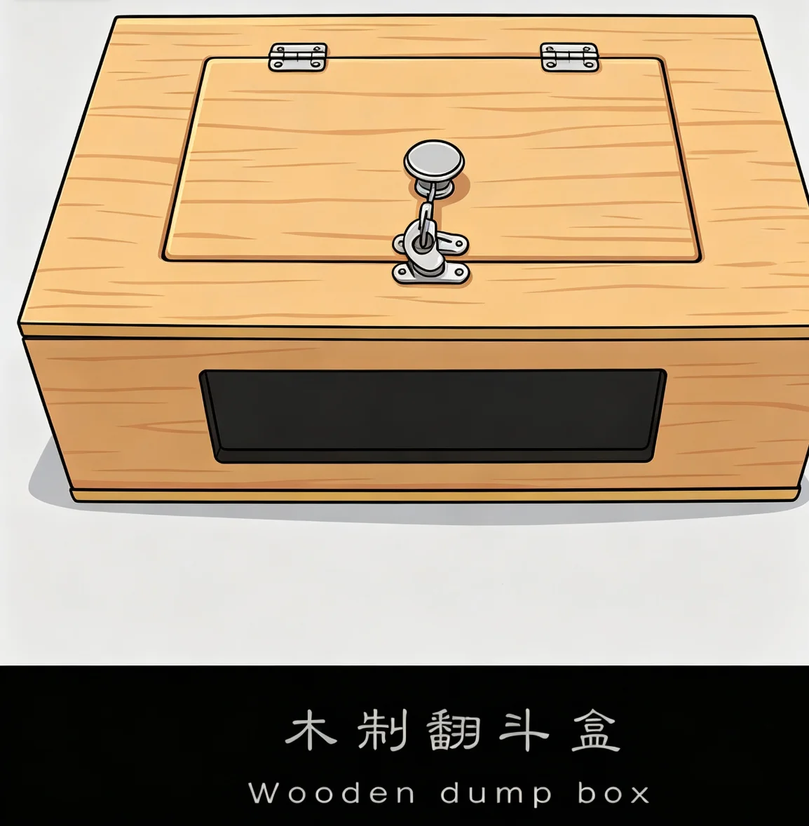 magician-magic-prop-see-thru-tip-over-box-wooden-dove-small-animal-vanish-professional-flip-illusions-stage-magic-tricks